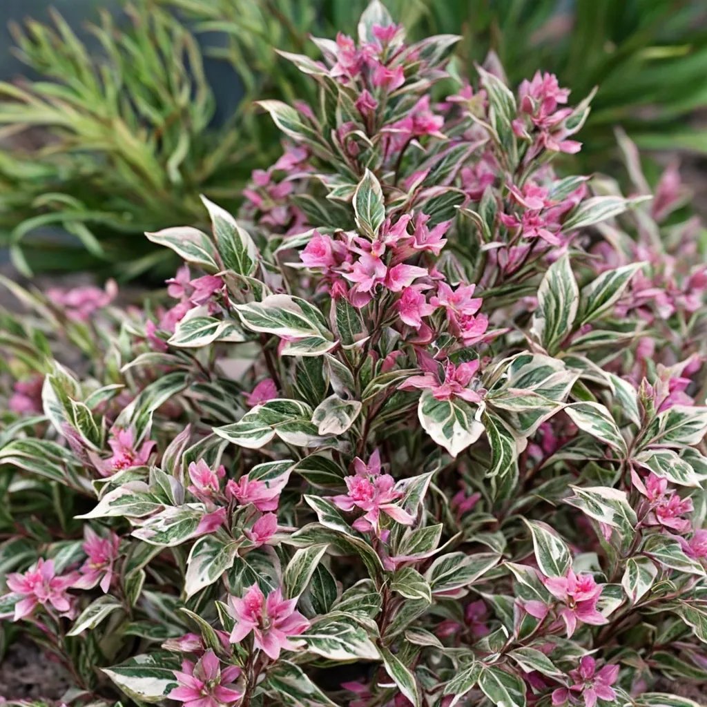 Weigela florida 'My Monet Purple Effect'