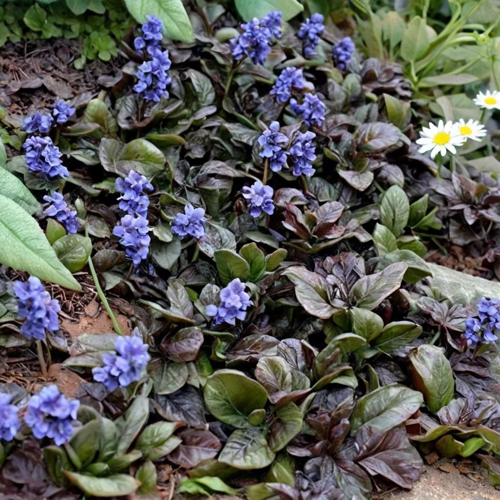 Ajuga reptans 'Black Scallop'