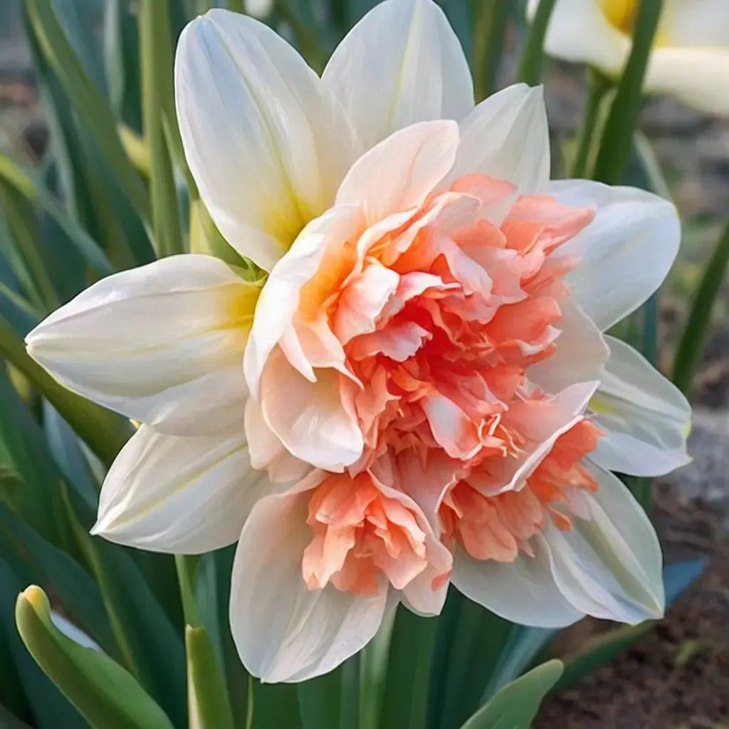 Narcissus pseudonarcissus 'My Story Double Daffodil'