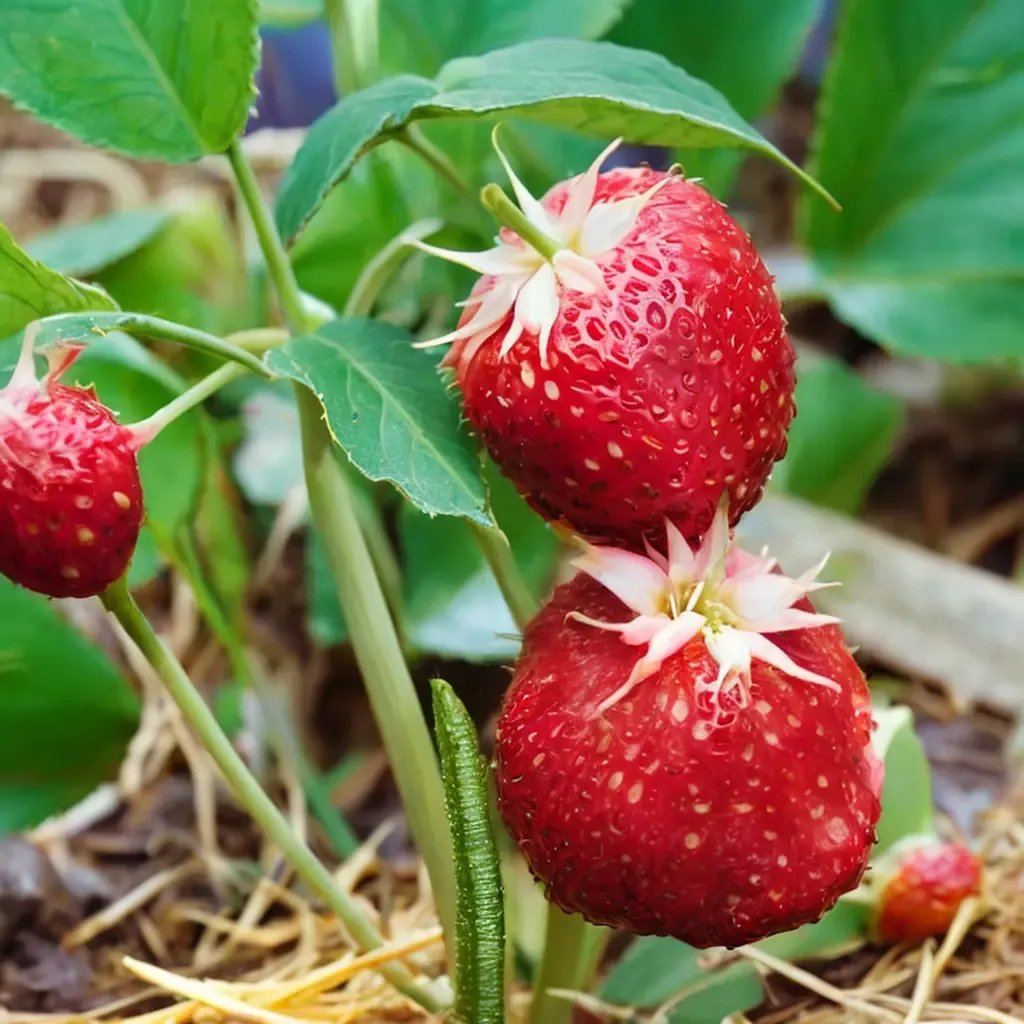 Fragaria x ananassa 'Mara des Bois'
