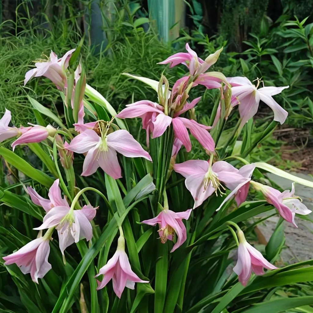 Crinum x powellii 'Cecil Houdyshel'