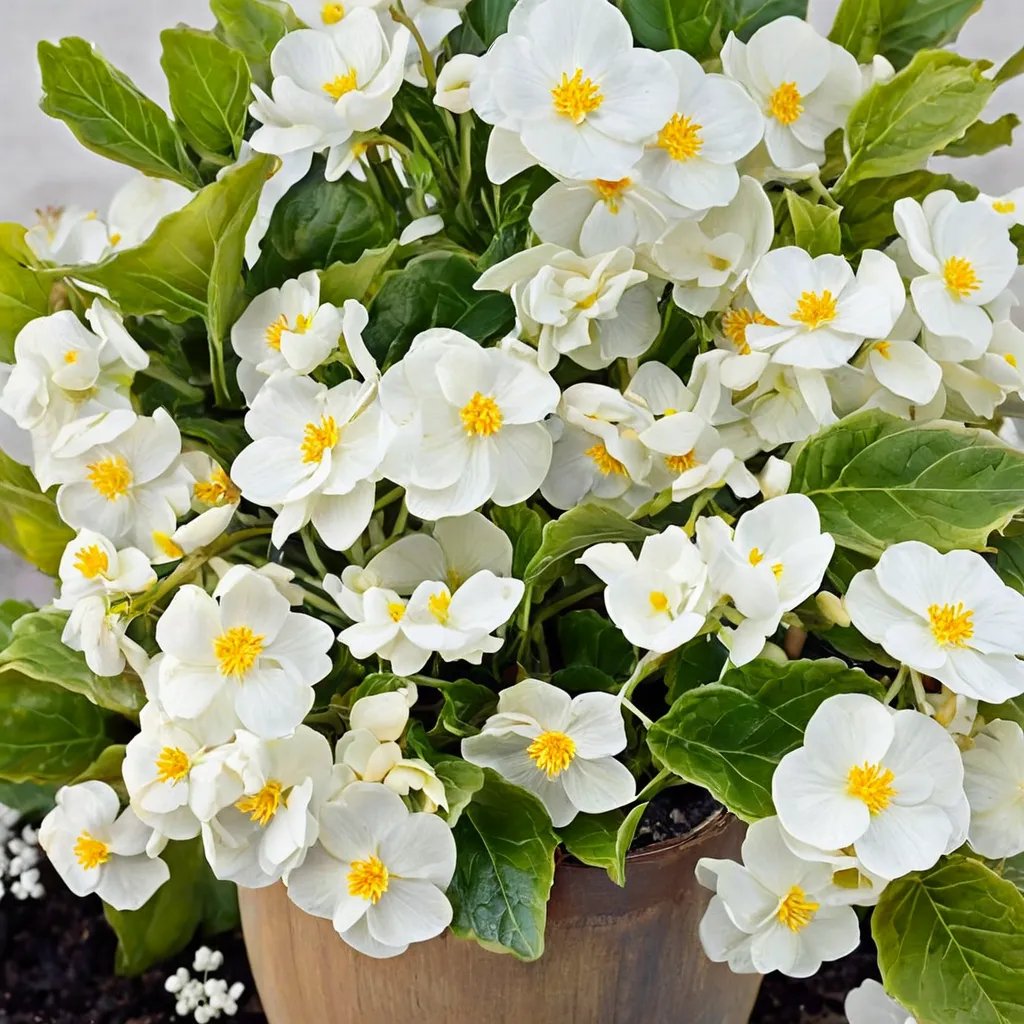 Begonia x hybrida 'Surefire White'