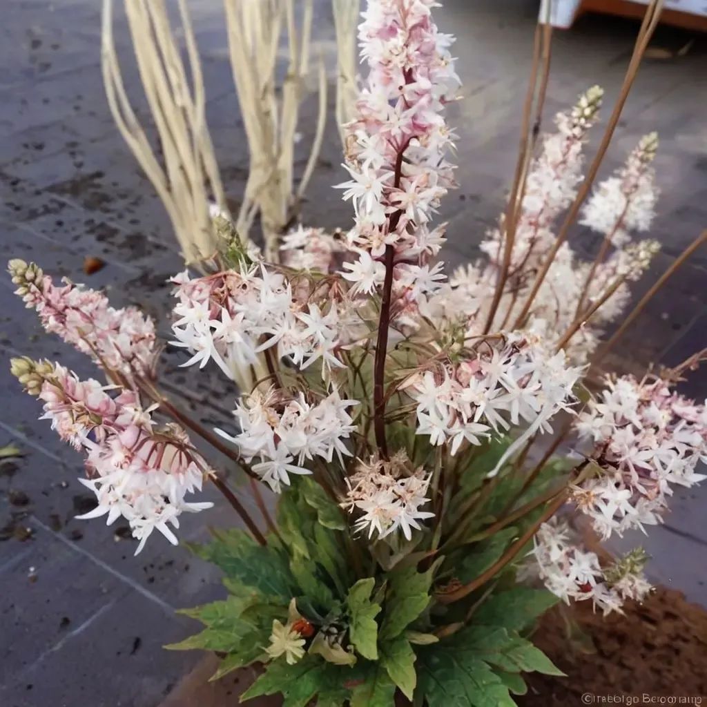 Tiarella cordifolia 'Angel Wings'