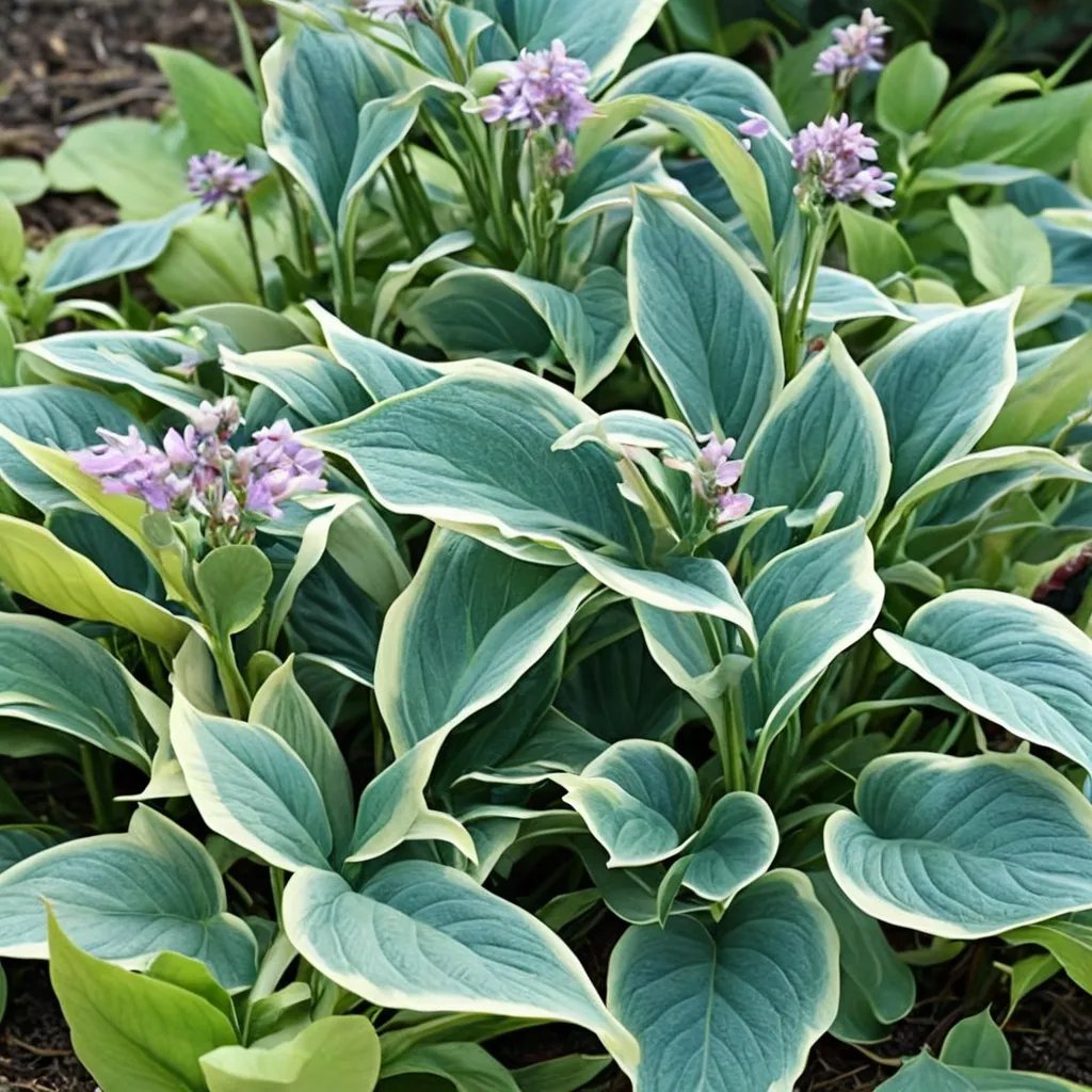 Hosta x hybrida 'Chantilly Lace'