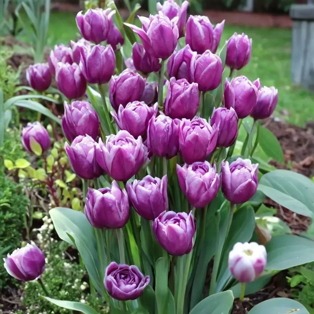 Tulipa tulipa 'Blue Ribbon'