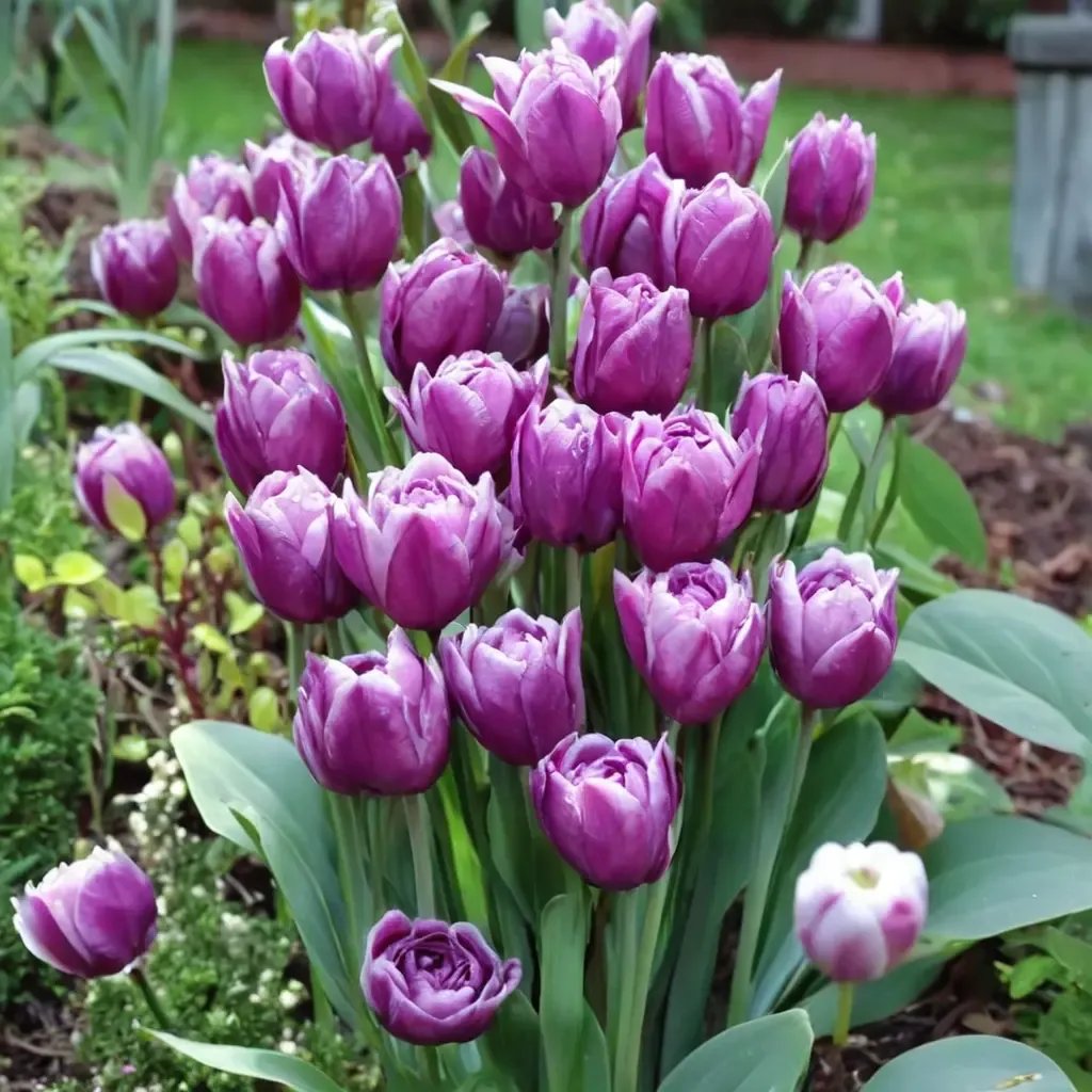 Tulipa tulipa 'Blue Ribbon'
