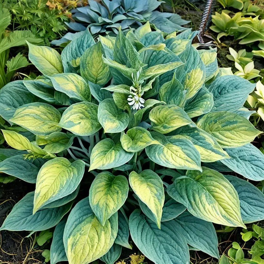 Hosta plantaginea 'Brother Stefan'