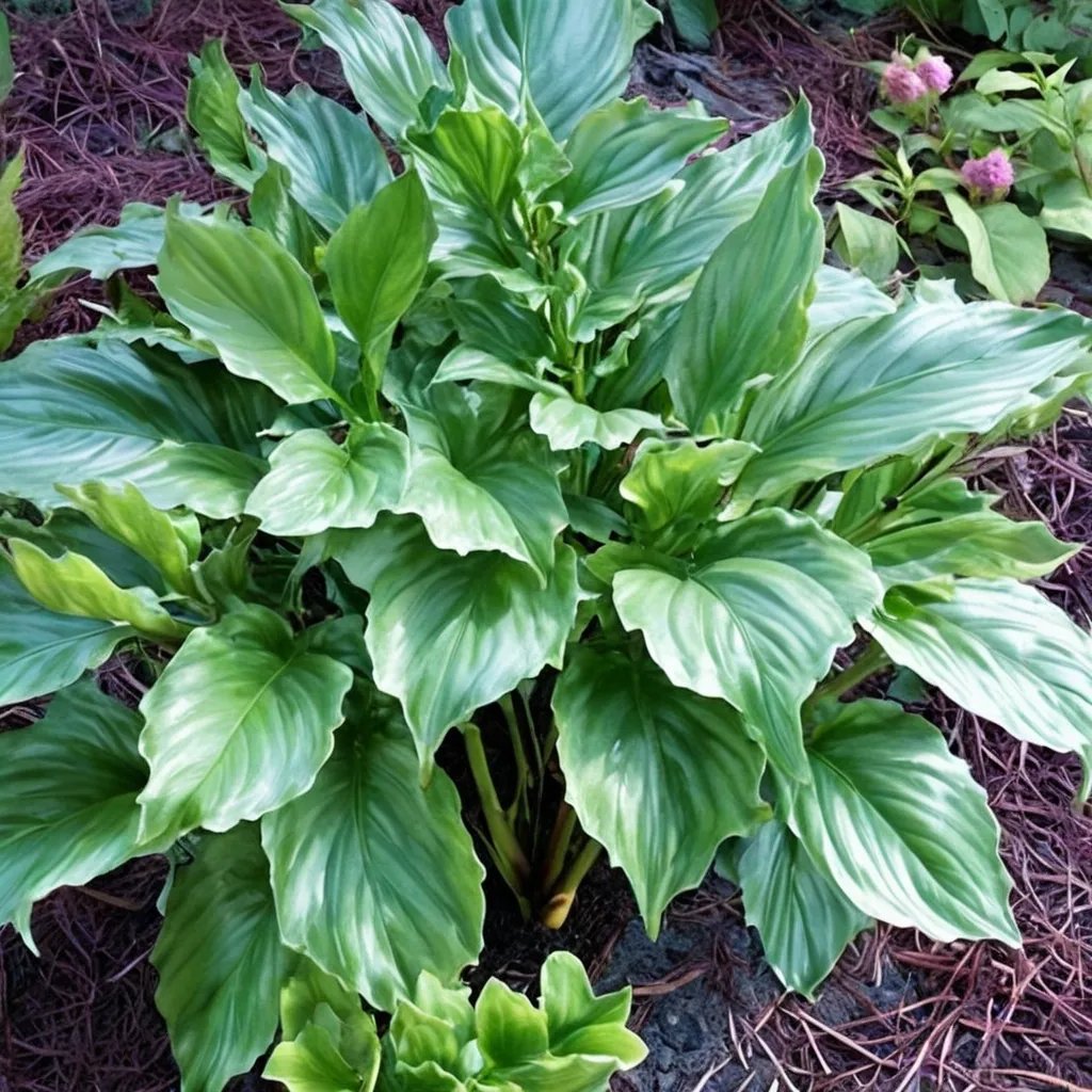 Hosta x hybrida 'Irish Luck'