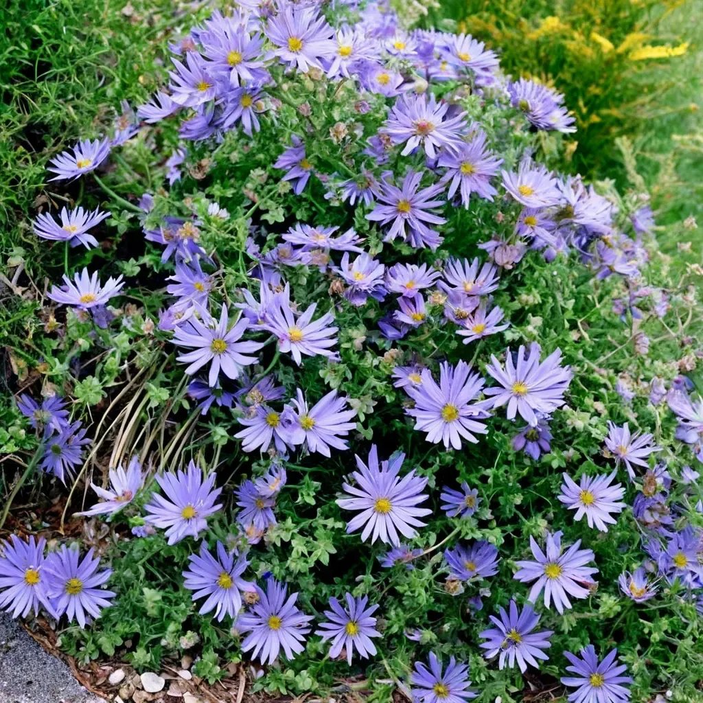 Symphyotrichum oblongifolium 'October Skies'