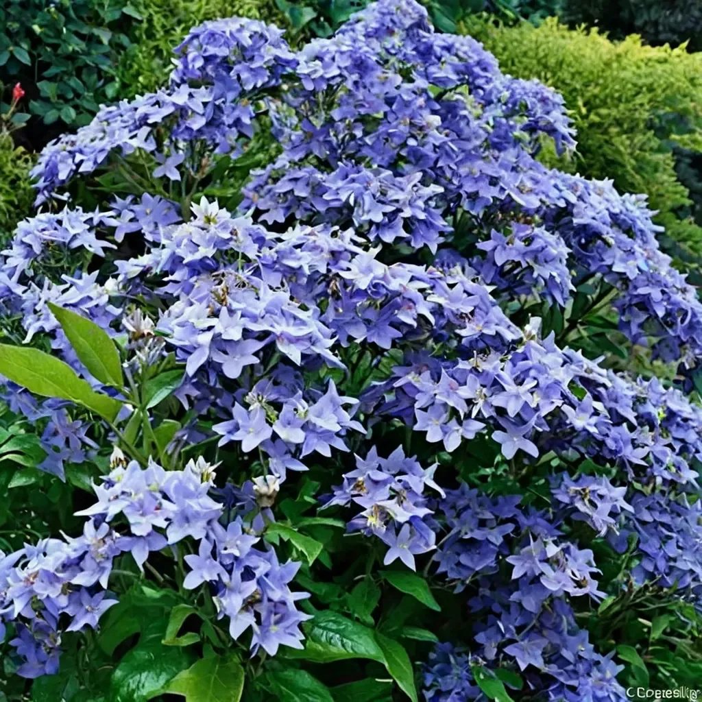Campanula lactiflora 'Prichard'