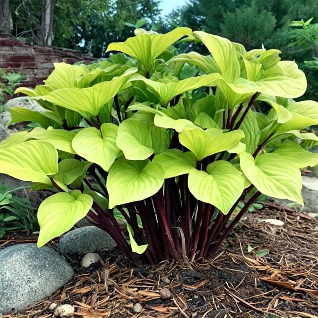 Hosta x hybrida 'Hotshot'