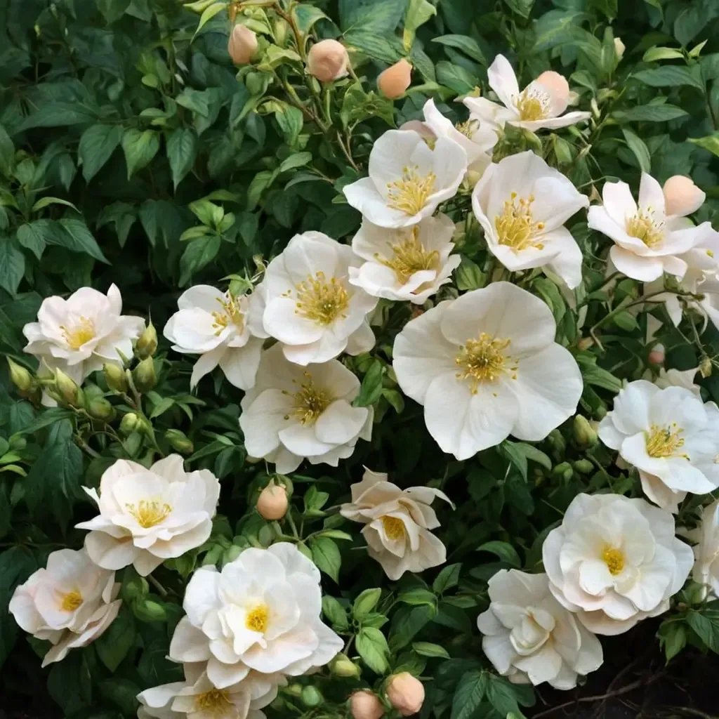 Rosa rugosa 'Sally Holmes'