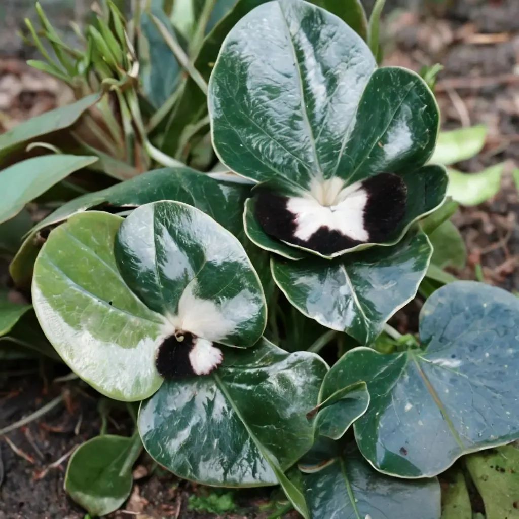 Asarum maximum 'Ling Ling Panda Face'