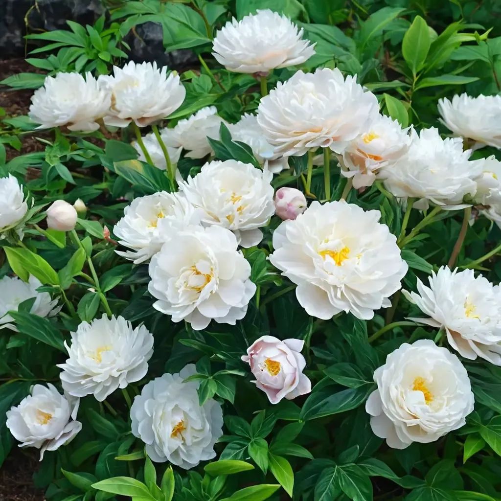 Paeonia lactiflora 'Gardenia'