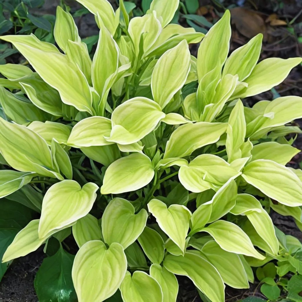 Hosta x hybrida 'Platinum Tiara'