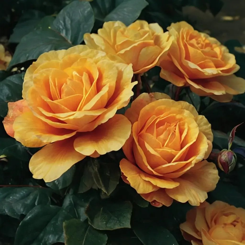 Rosa x hybrida 'Good as Gold'