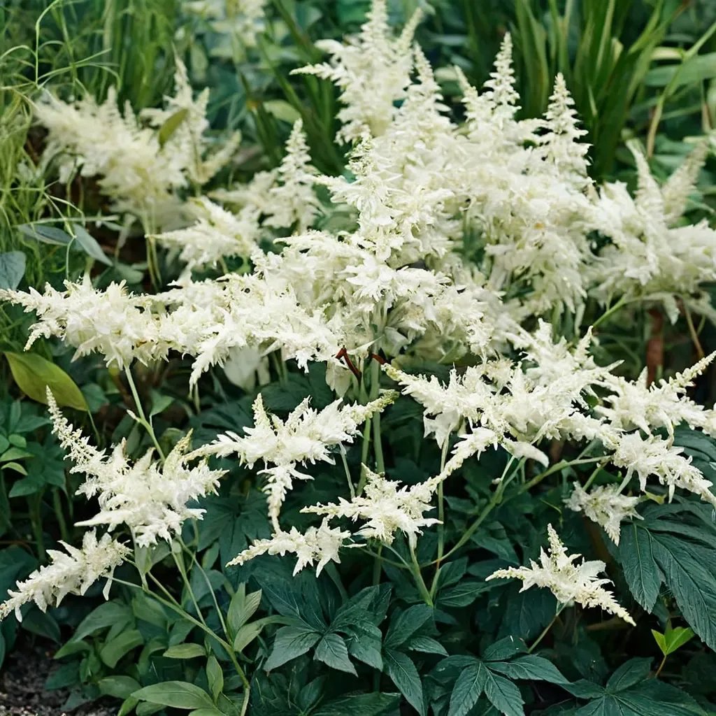 Astilbe astilbe 'Bridal Veil'