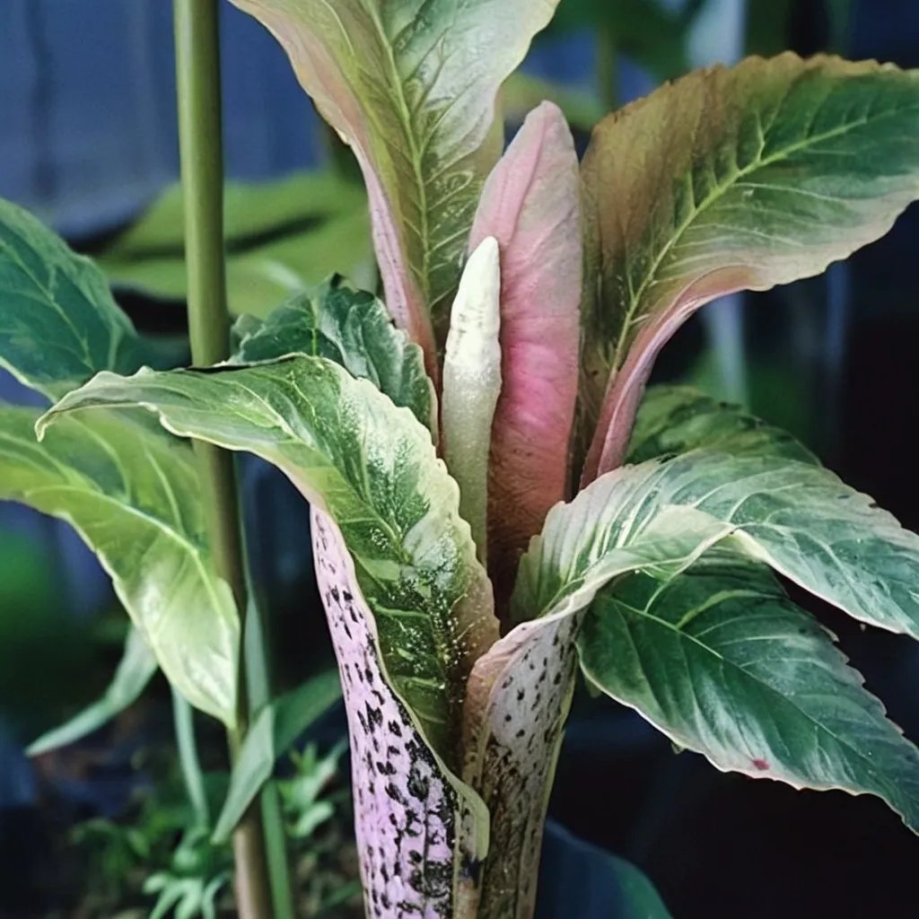 Amorphophallus bulbifer 'Racing Stripes'