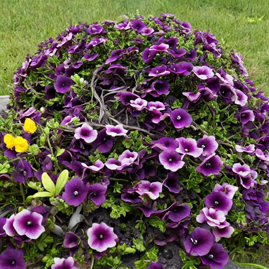 Petunia x hybrida 'Supertunia Mini Vista Midnight'