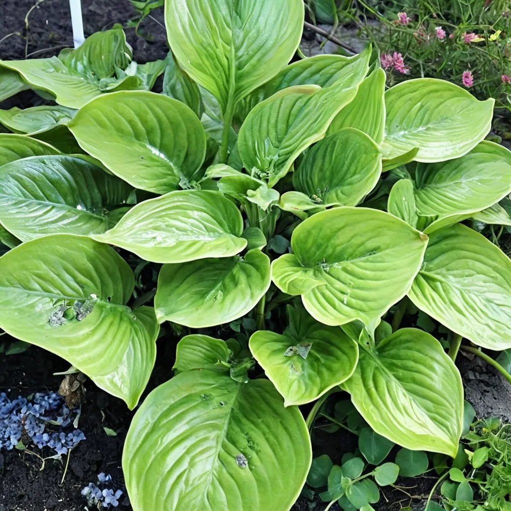 Hosta x hybrida 'Zero Sum'