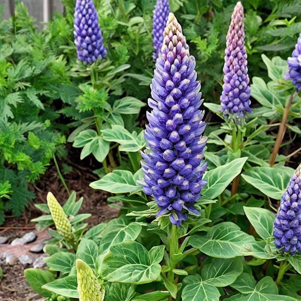 Lupinus x hybrida 'Persian Slipper'