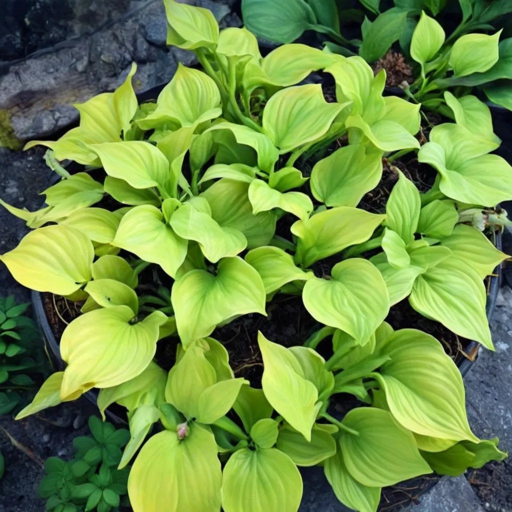 Hosta x hybrida 'Crumb Cake'