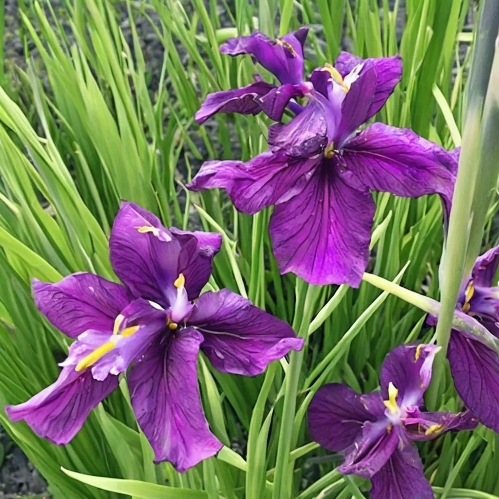 Iris ensata 'Cry of Rejoice'