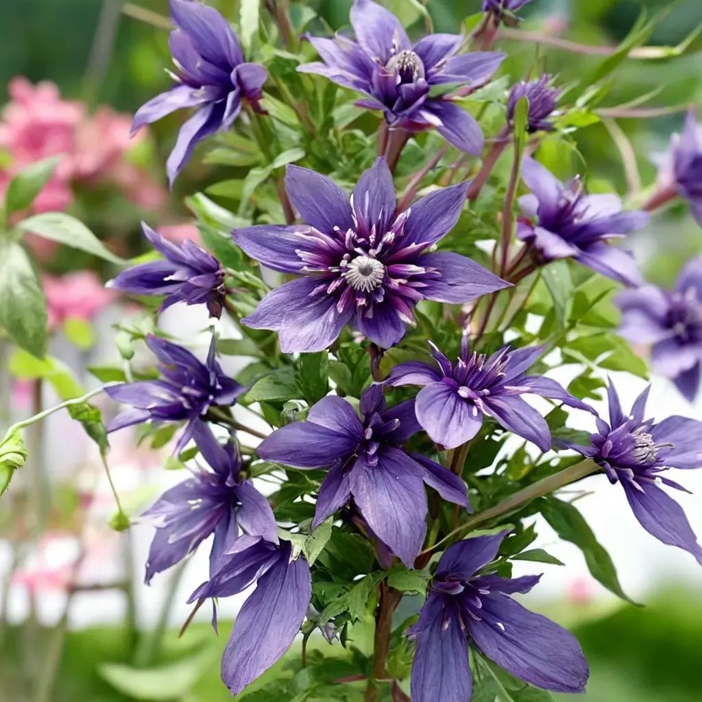 Clematis viticella 'Kokonoe'