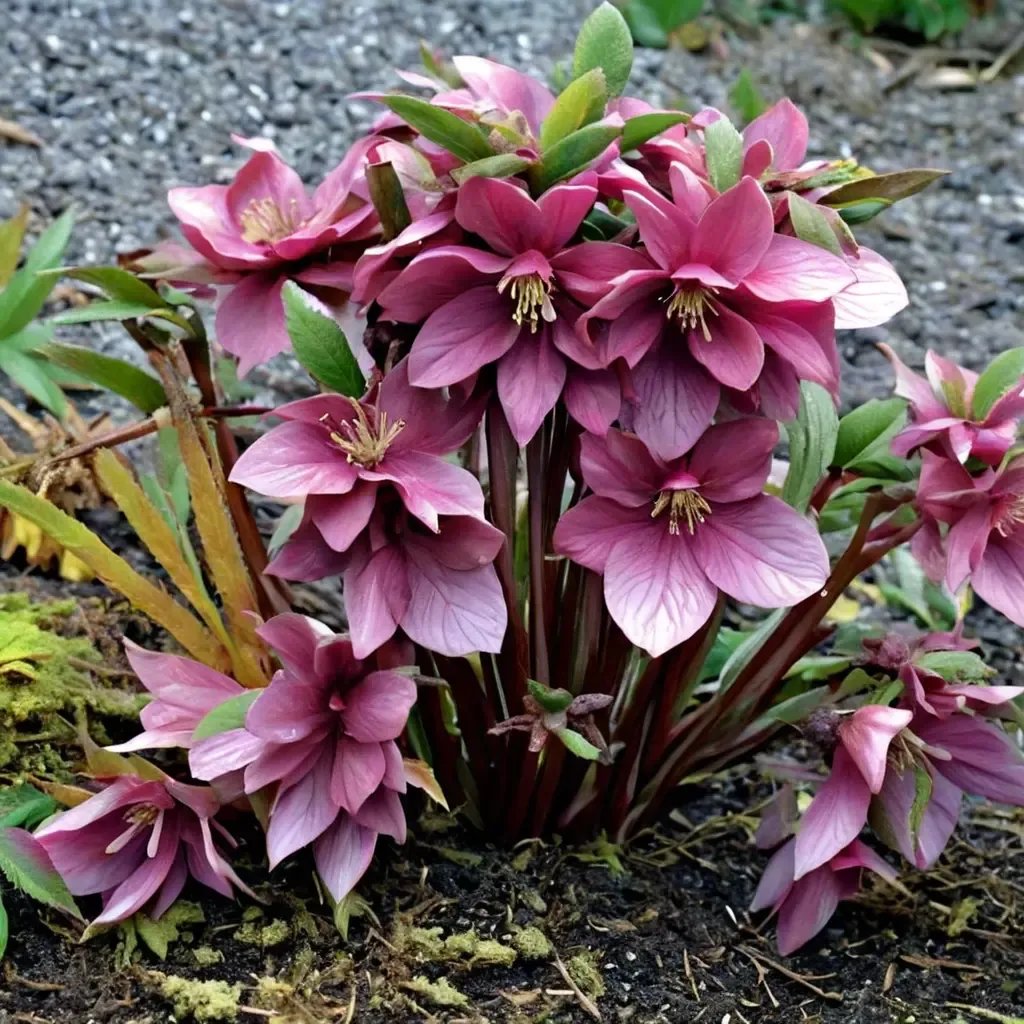 Helleborus niger 'Berry Swirl'