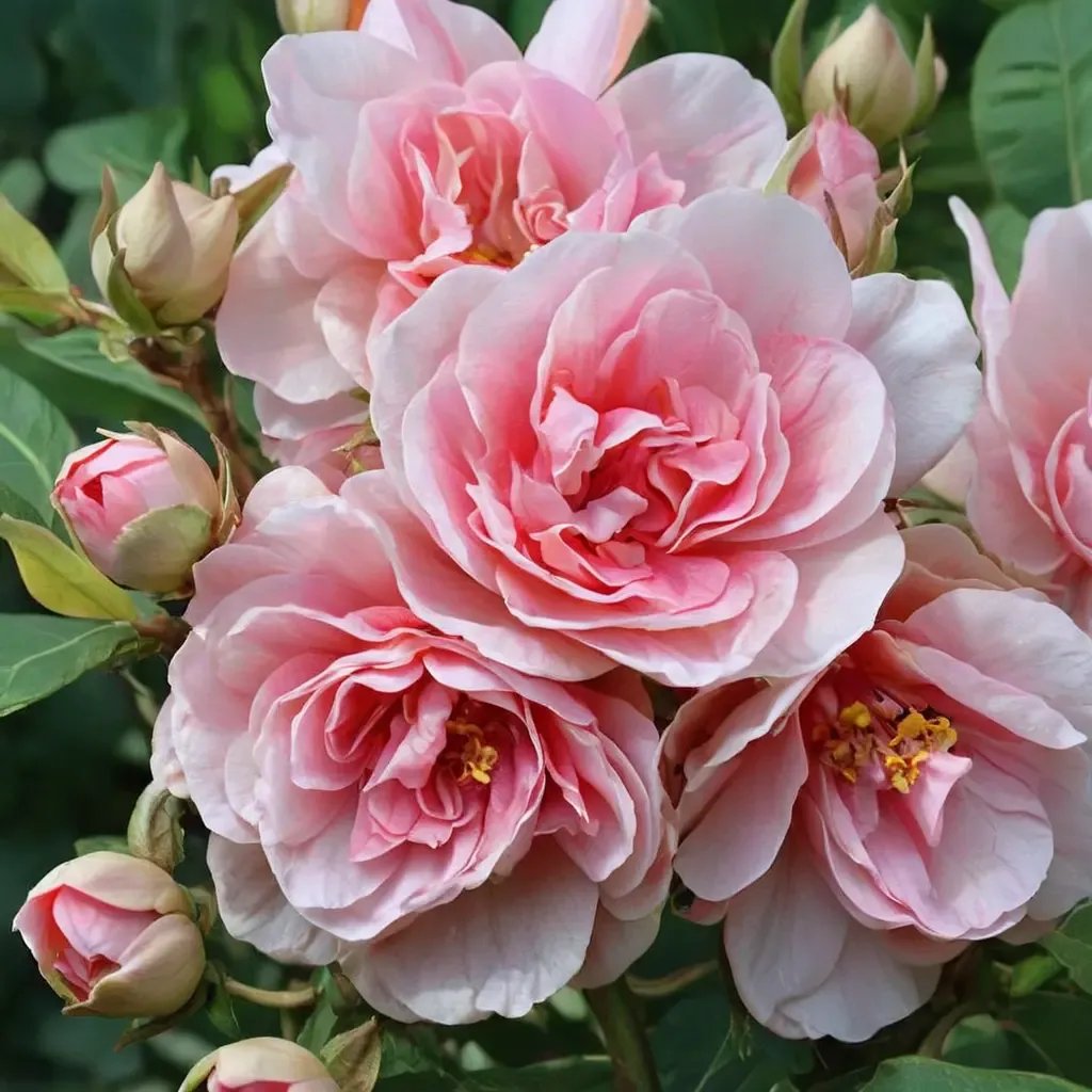 Rosa gallica 'Felicia'