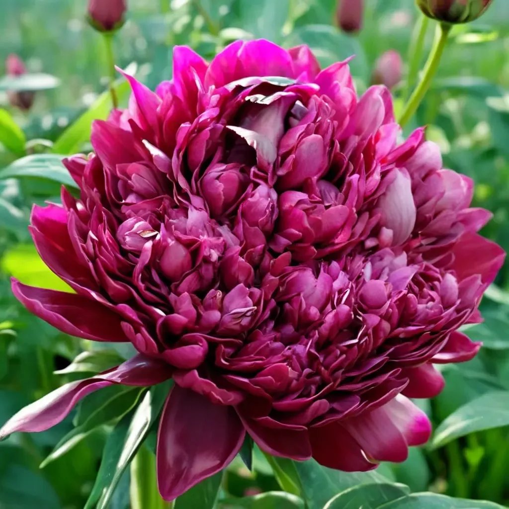 Paeonia lactiflora 'Peter Brand'