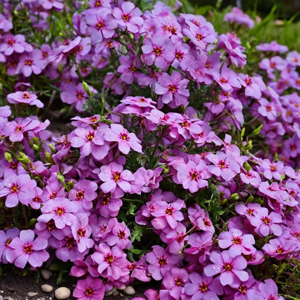 Phlox subulata 'Eye Caramba'