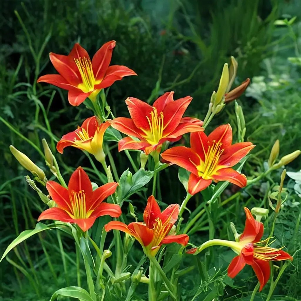 Hemerocallis fulva 'August Flame'