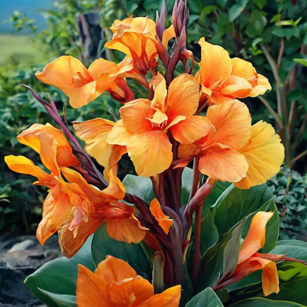 Canna indica 'Wyoming'