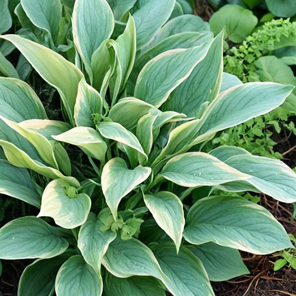 Hosta x hybrida 'Crown Jewel'