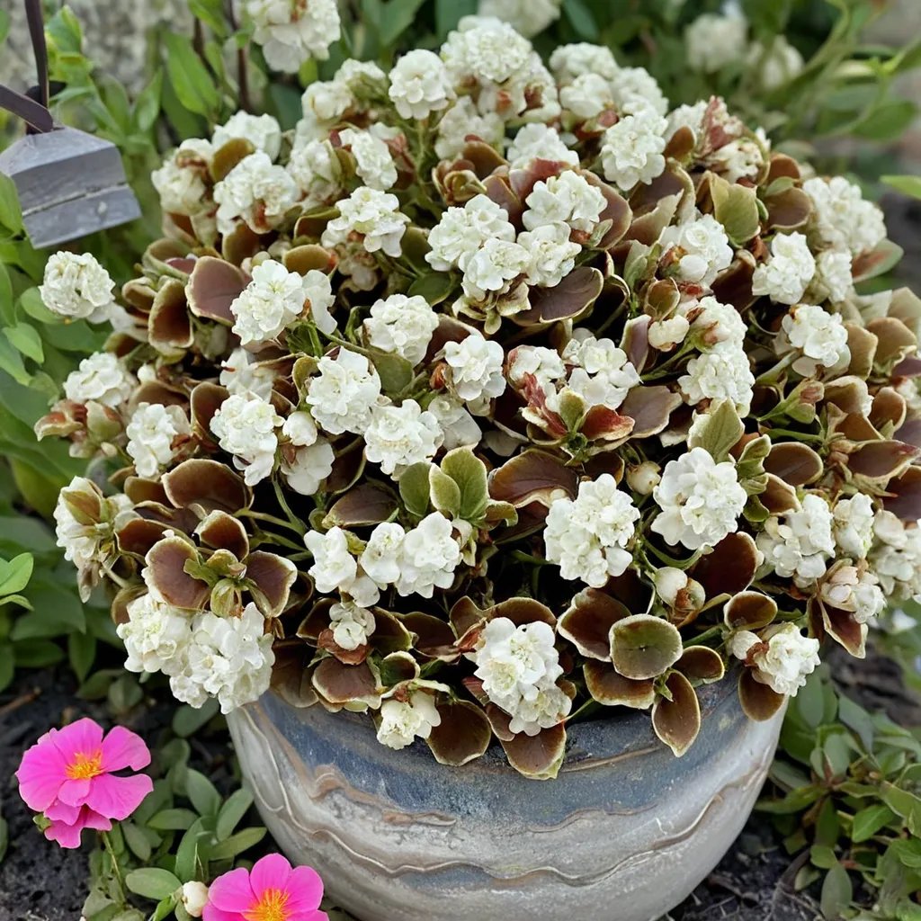Begonia semperflorens 'Double Up White'