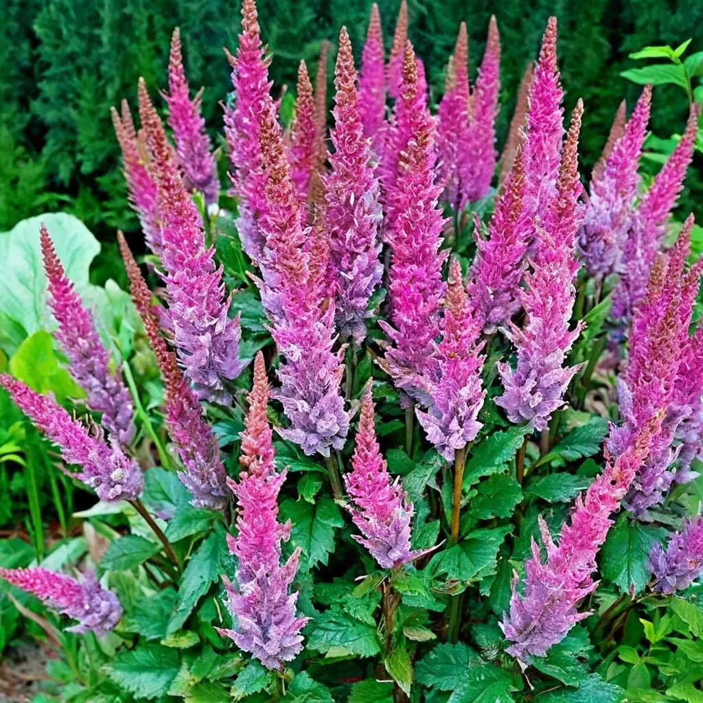 Astilbe chinensis 'taquetii'