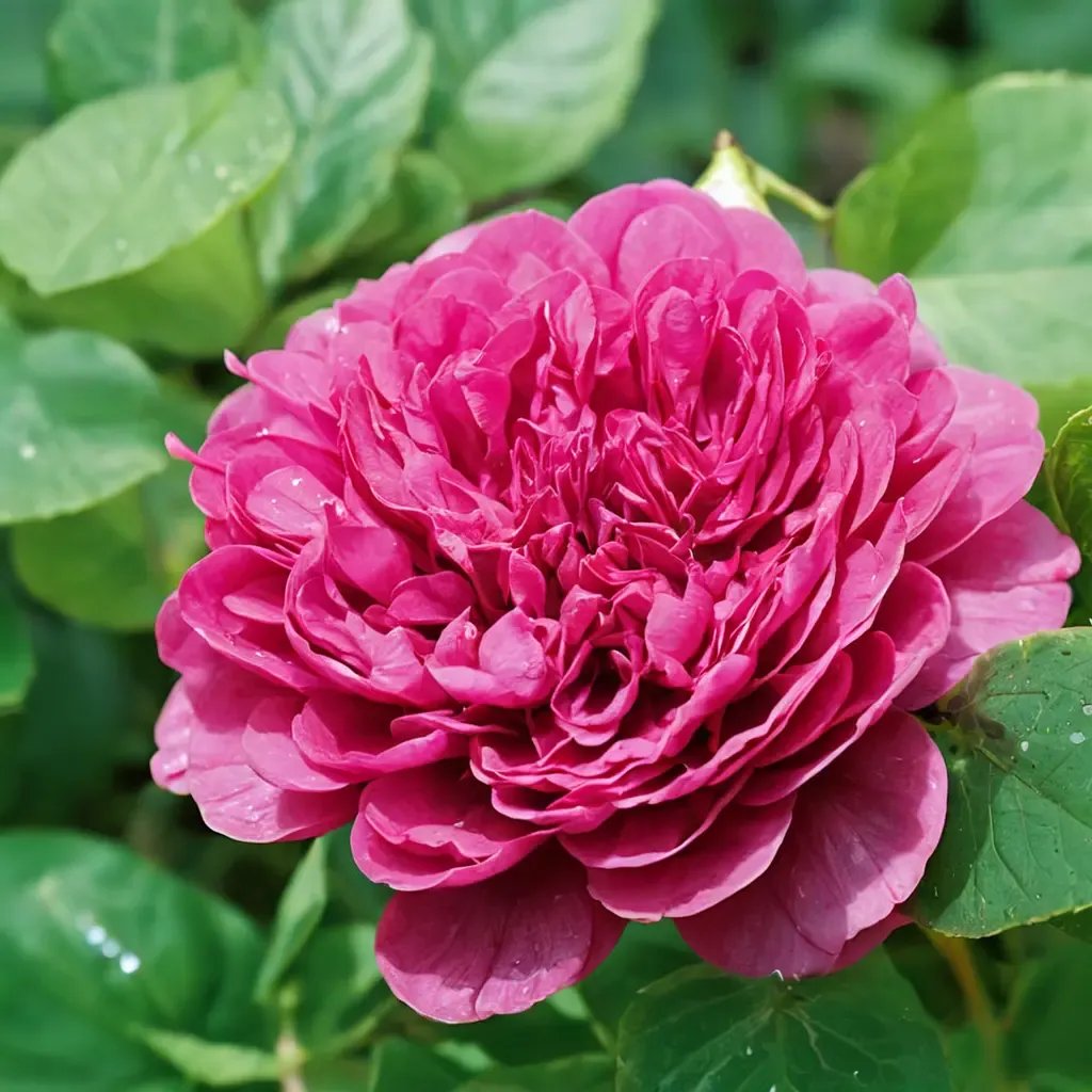 Rosa damascena 'Rose de Rescht'