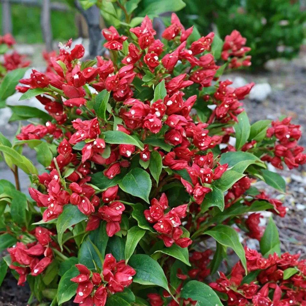 Weigela florida 'Sonic Bloom Red'