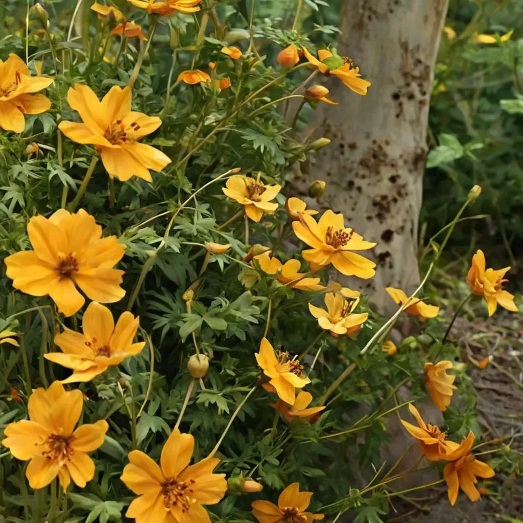 Cosmos sulphureus 'Klondike Cosmos'