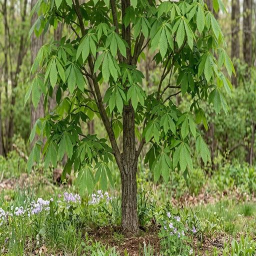 Aesculus glabra 'Early Glow'