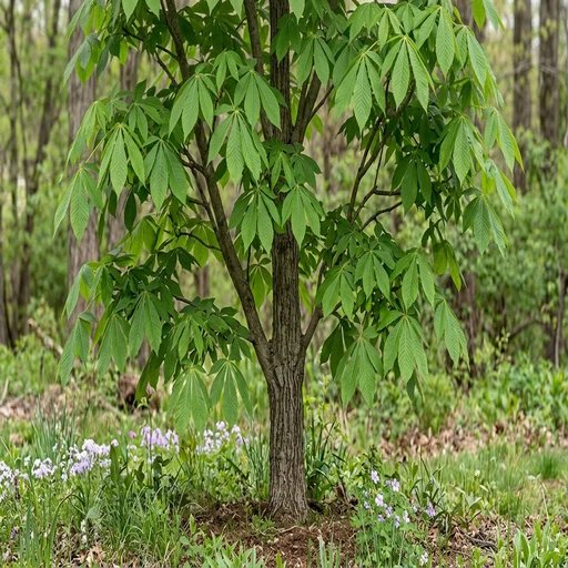 Aesculus glabra 'Early Glow'