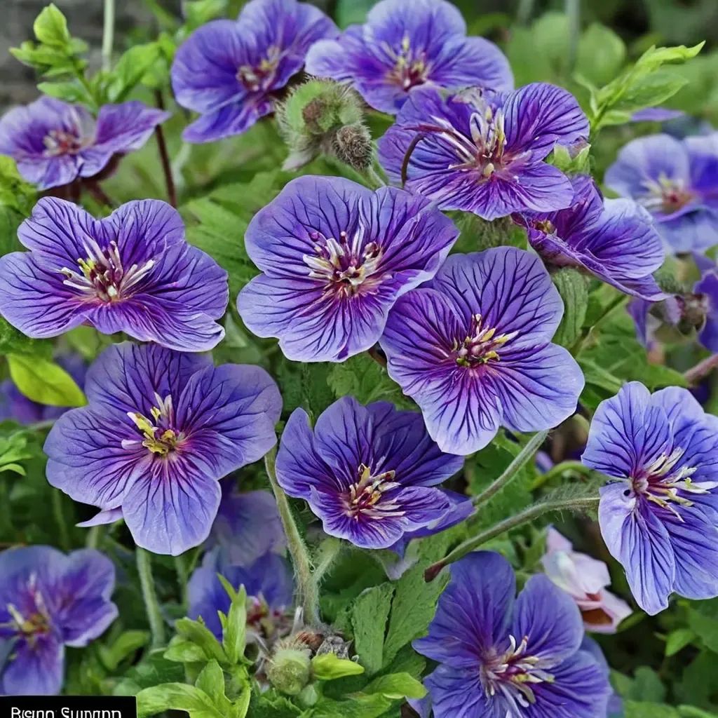 Geranium x magnificum 'Lover's Mix'