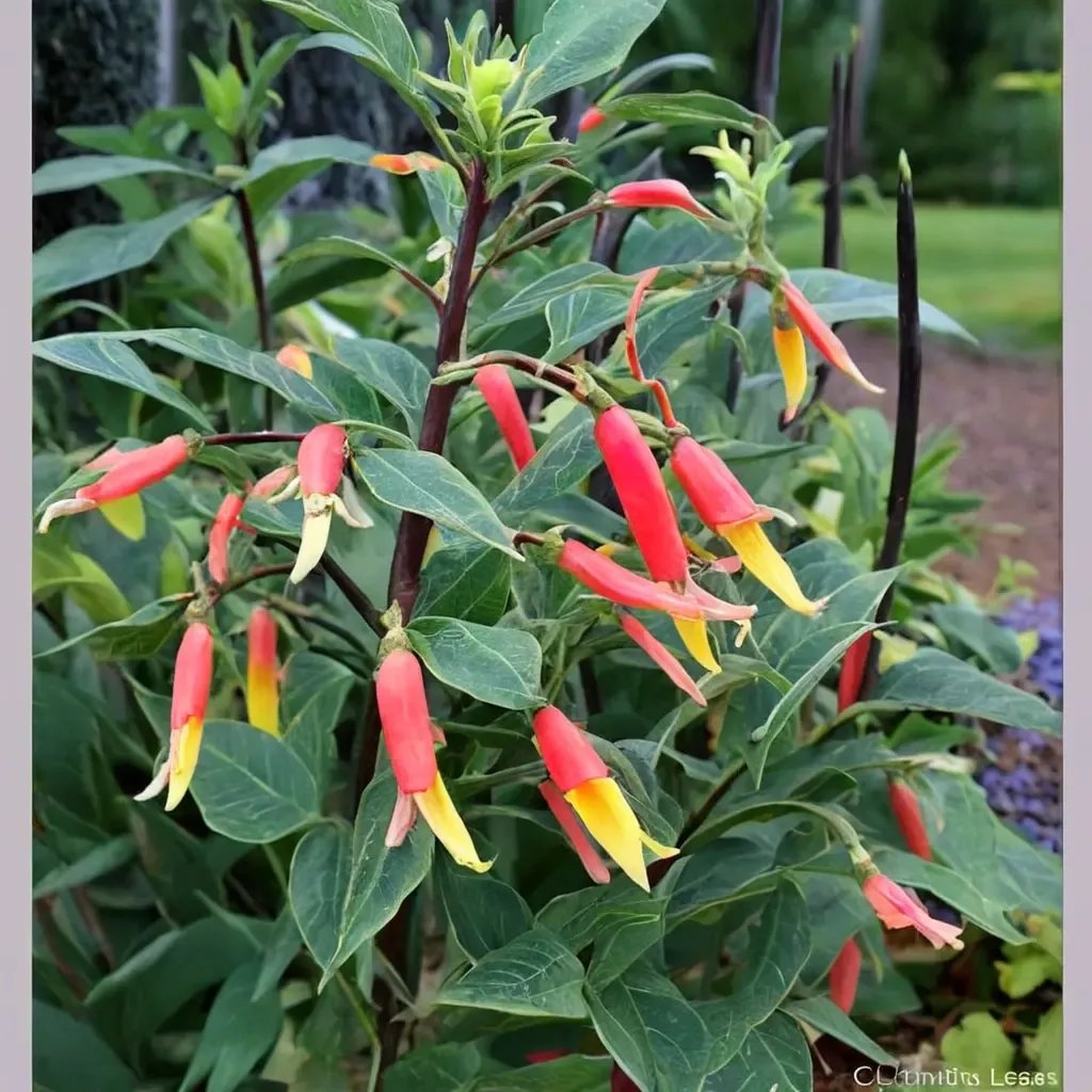 Lobelia laxiflora 'Candy Corn'