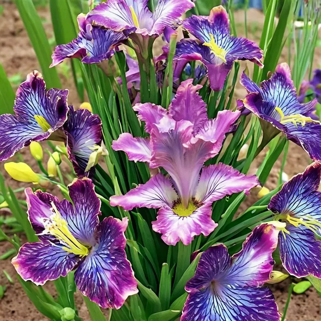 Iris sibirica 'How Audacious'