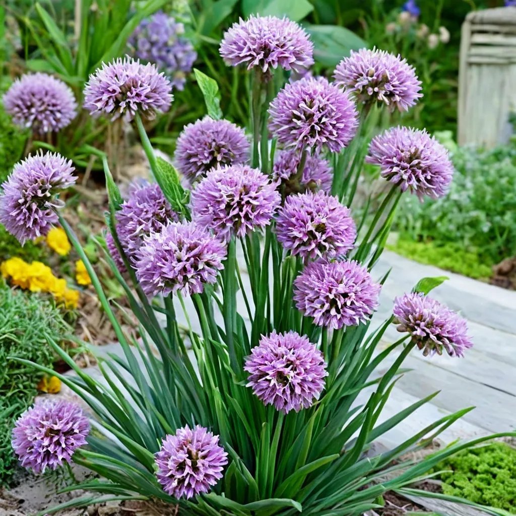 Allium x hybrida 'Little Sapphire'