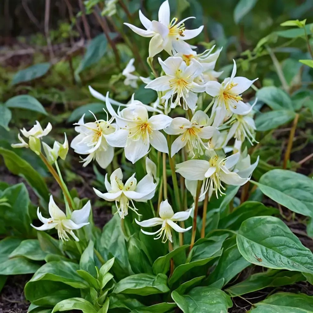 Erythronium californicum 'White Beauty'