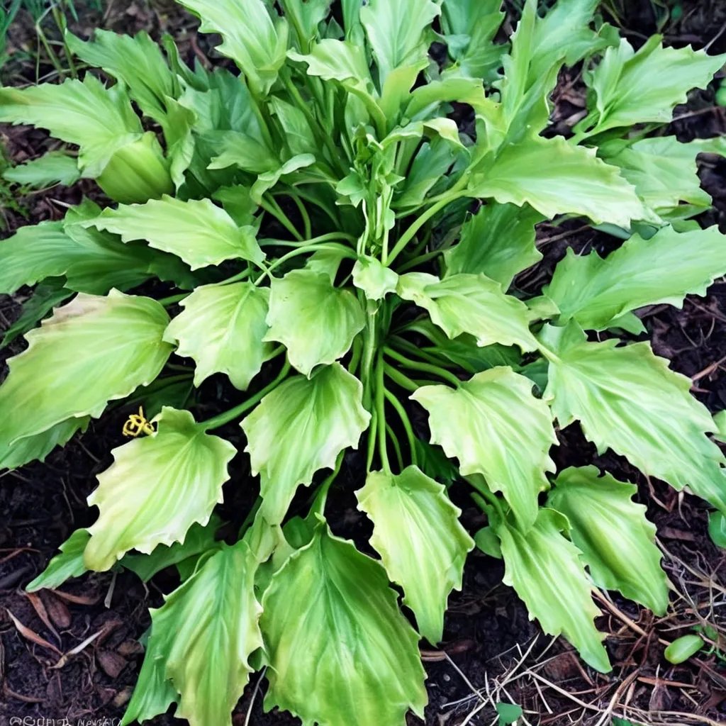Hosta x hybrida 'Unruly Child'
