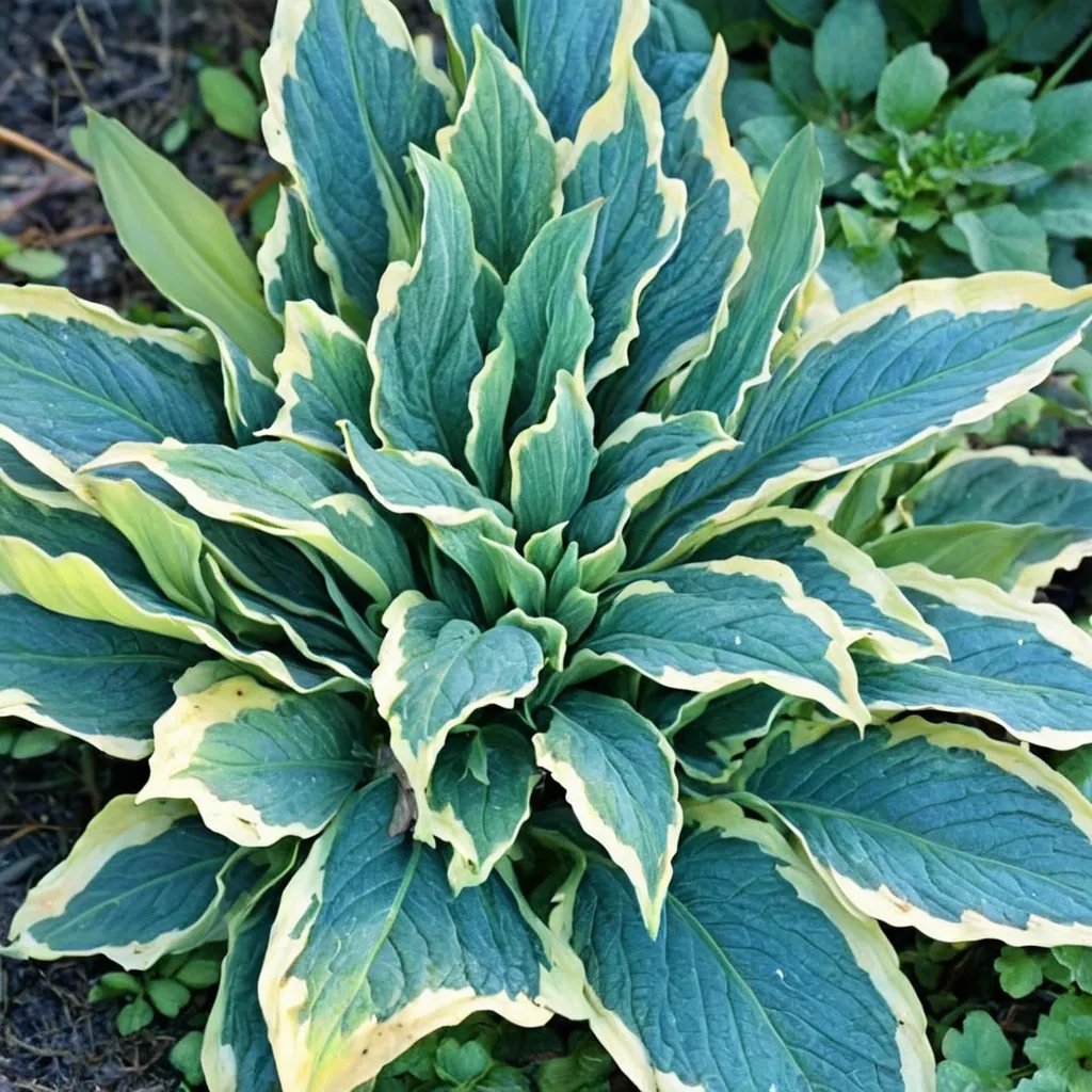 Hosta x hybrida 'Leather and Lace'