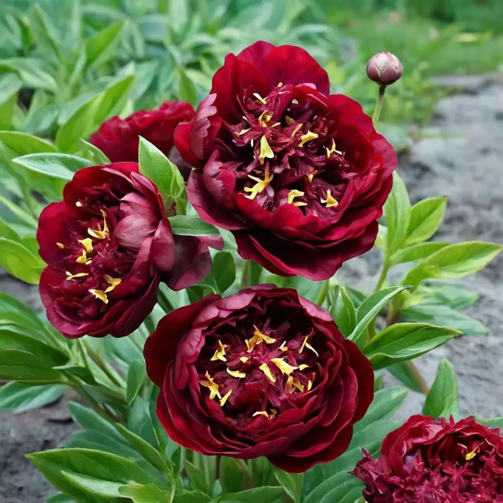 Paeonia deltoidea 'Buckeye Belle'